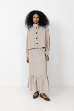Zoie Jacket - Light Beige Melange