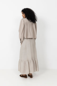 Zoie Jacket - Light Beige Melange