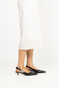 Biaida Slingback Faux Leather - Svart