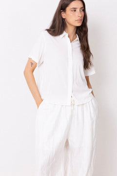 Saminna Ss Shirt - Clear Cream