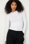 Saesme Ls T-Shirt - Vit