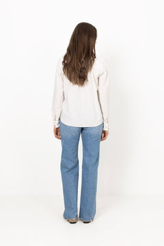 Evanda Ls Blouse - Ecru
