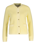 Cotton Knit Jacket - Vanilla Yellow