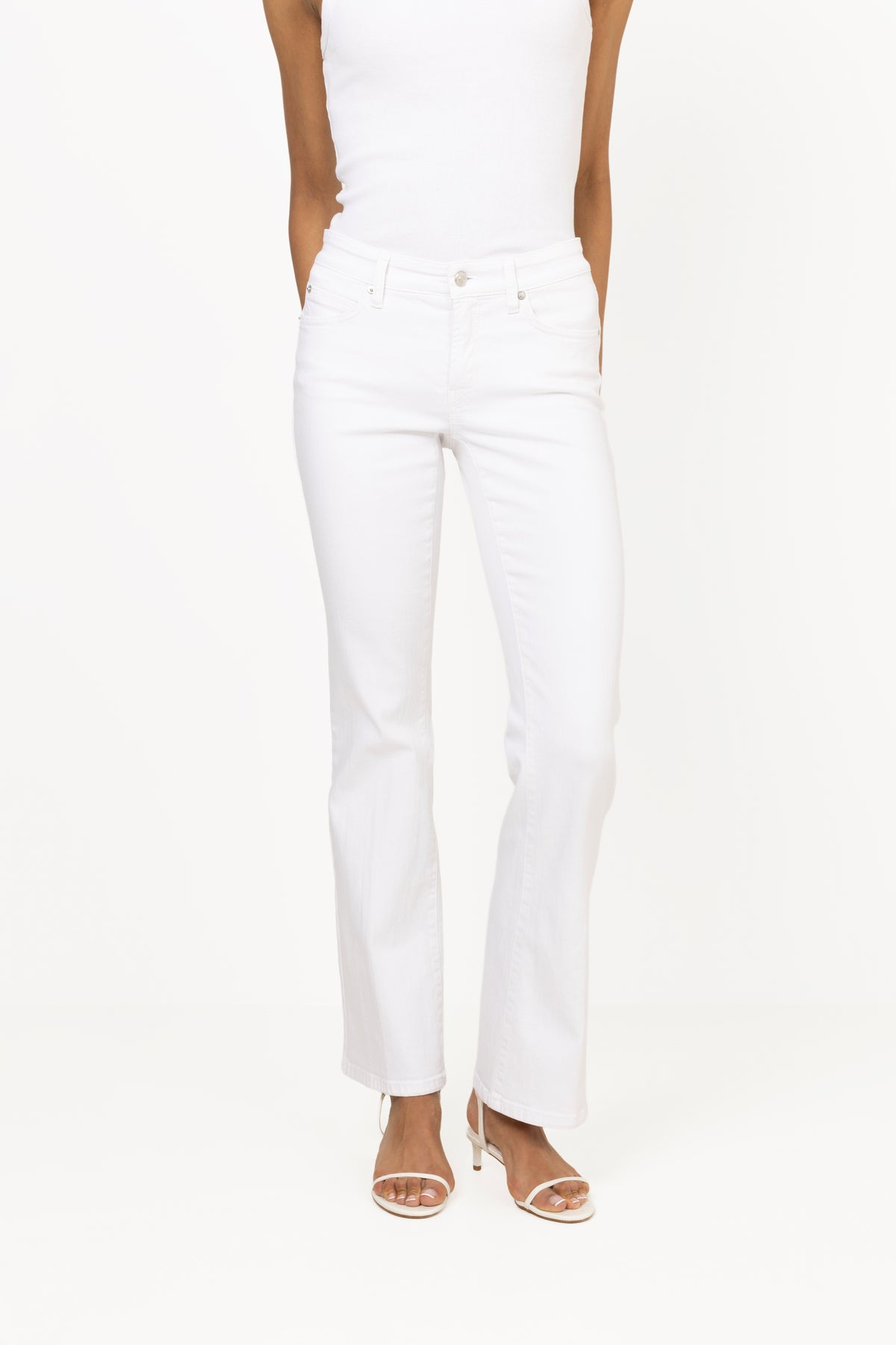 Paris Flared - Pure White Stone