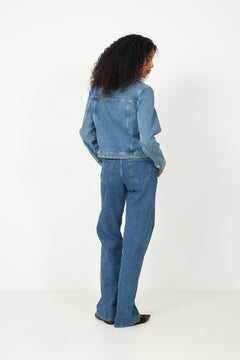 Cena-Kori Lig B Relaxed Deni Jkt - Light Blue Denim