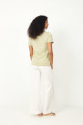 Myessential Ss O-Neck T-shirt - Lint