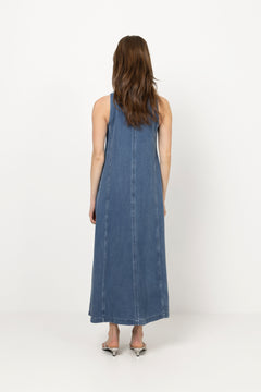 Saskylar Dress - Medium Denim Blue
