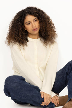 Nor Short Cardigan - Ethereal Green