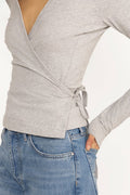 Sublime Studio Longsleeve Wrap - Gråmelerad