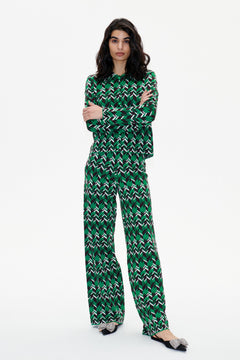 Cabery - Green Geometric