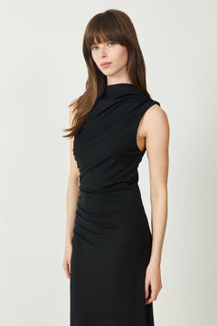 Moa Sl Ankle Dress - Black