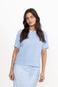 Esmeralda Pullover - Ljusblå
