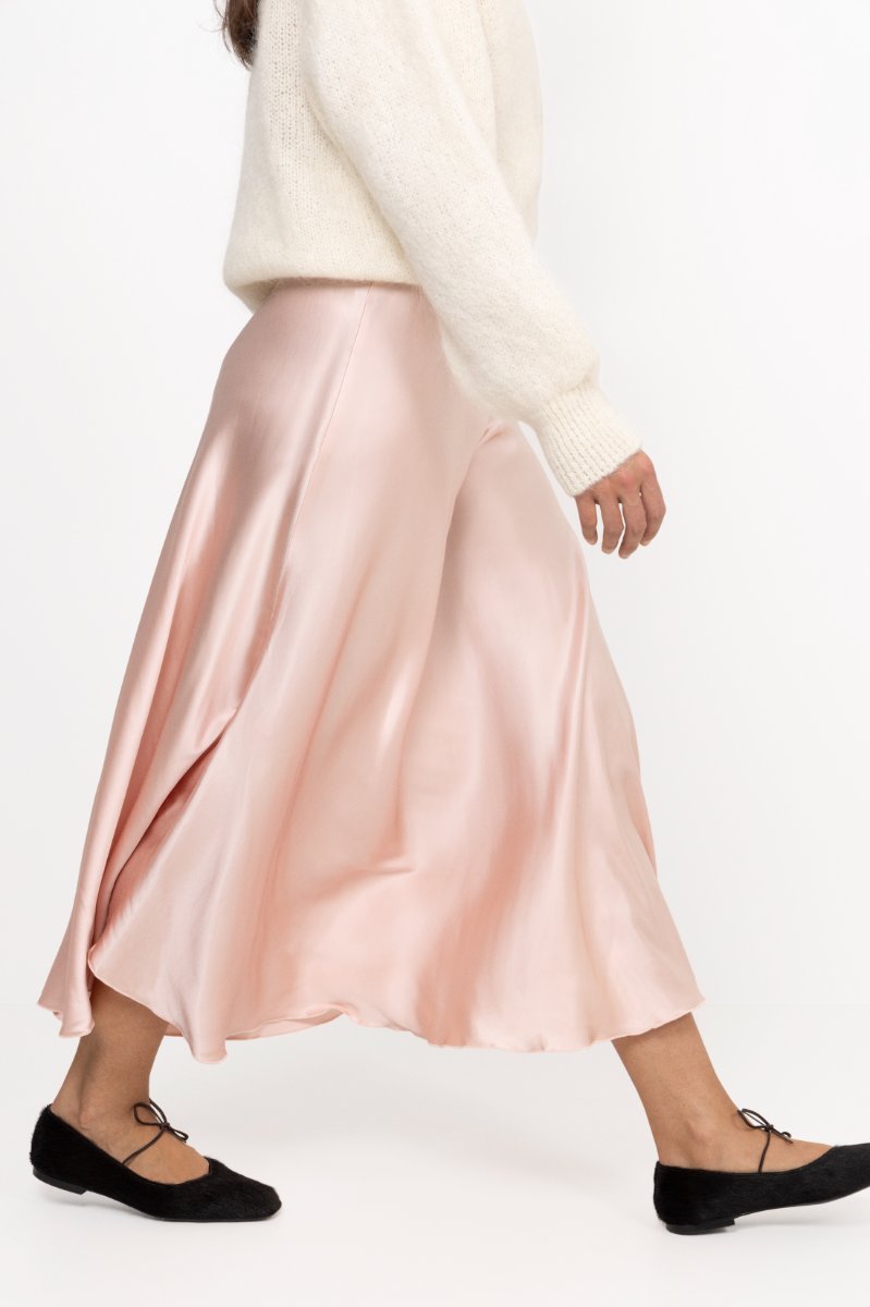 Amira Skirt - Pale Rose