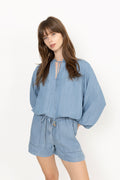 Hope Blouse - Navy