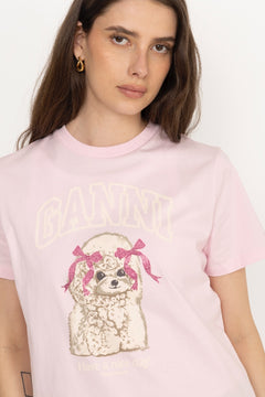 Basic Cotton Jersey T-Shirt - Chalk Pink