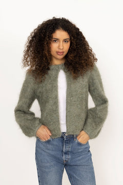 Amelia Chunky Cardigan - Sage Green