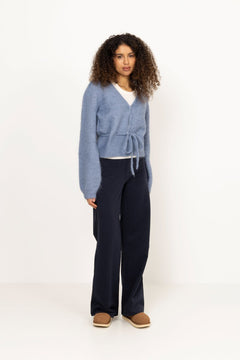 Malin Chunky Cardigan - Denim Blue
