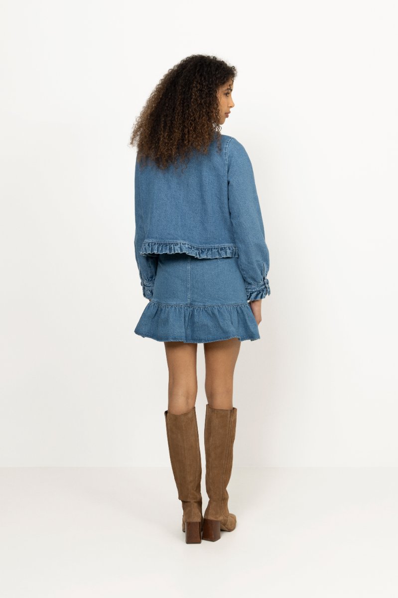 Betty Denim Jacket - Denim Medium Wash