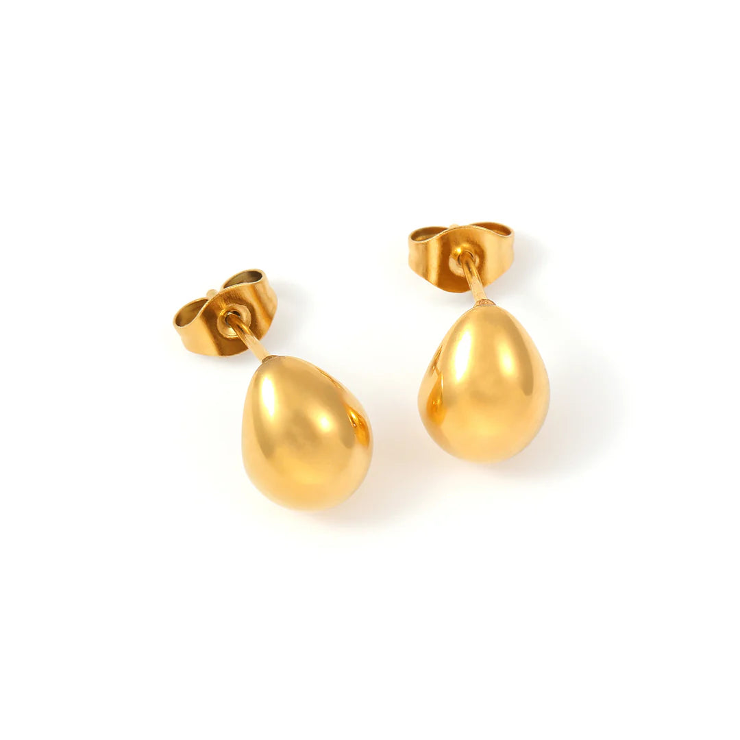 May - Classic Drop Örhängen - Guld