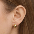May - Classic Drop Örhängen - Guld