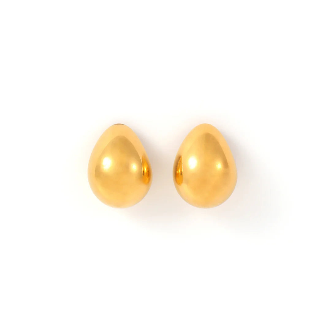 May - Classic Drop Örhängen - Guld