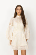 Aliah Daisy Dress - Cream