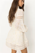 Aliah Daisy Dress - Cream