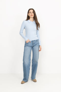 Ivone Blouse - Light Blue