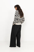 Angie Cardigan - Zebra