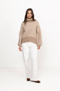 Fam New Pattern - Ljusbrun Melange
