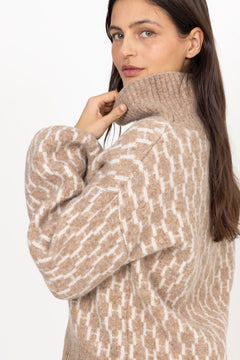 Fam New Pattern - Light Brown Melange