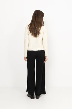 Pernille Short Cardigan - White Alyssum