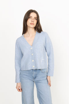 Pernille Short Cardigan - Skyway