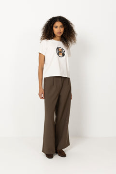 Logo T-Shirt - White Alyssum
