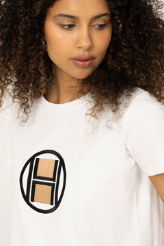 Logo T-Shirt - White Alyssum