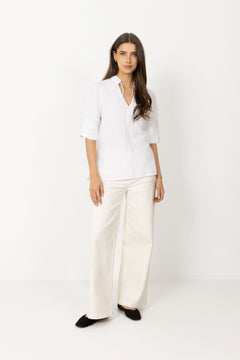 Tilli Blouse - White Alyssum
