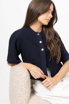 Palmer Cardigan - Marine