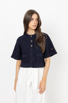 Palmer Cardigan - Marine