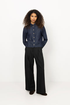 Poppy Denim Shirt - Denim