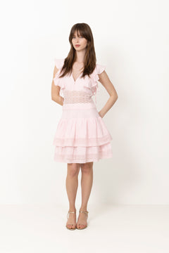 Maya Mini Dress - Light Pink