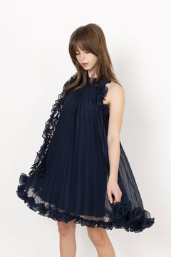 Freya Dress - Dark Navy