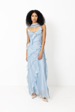 Eurelia Dress - Soft Chambray