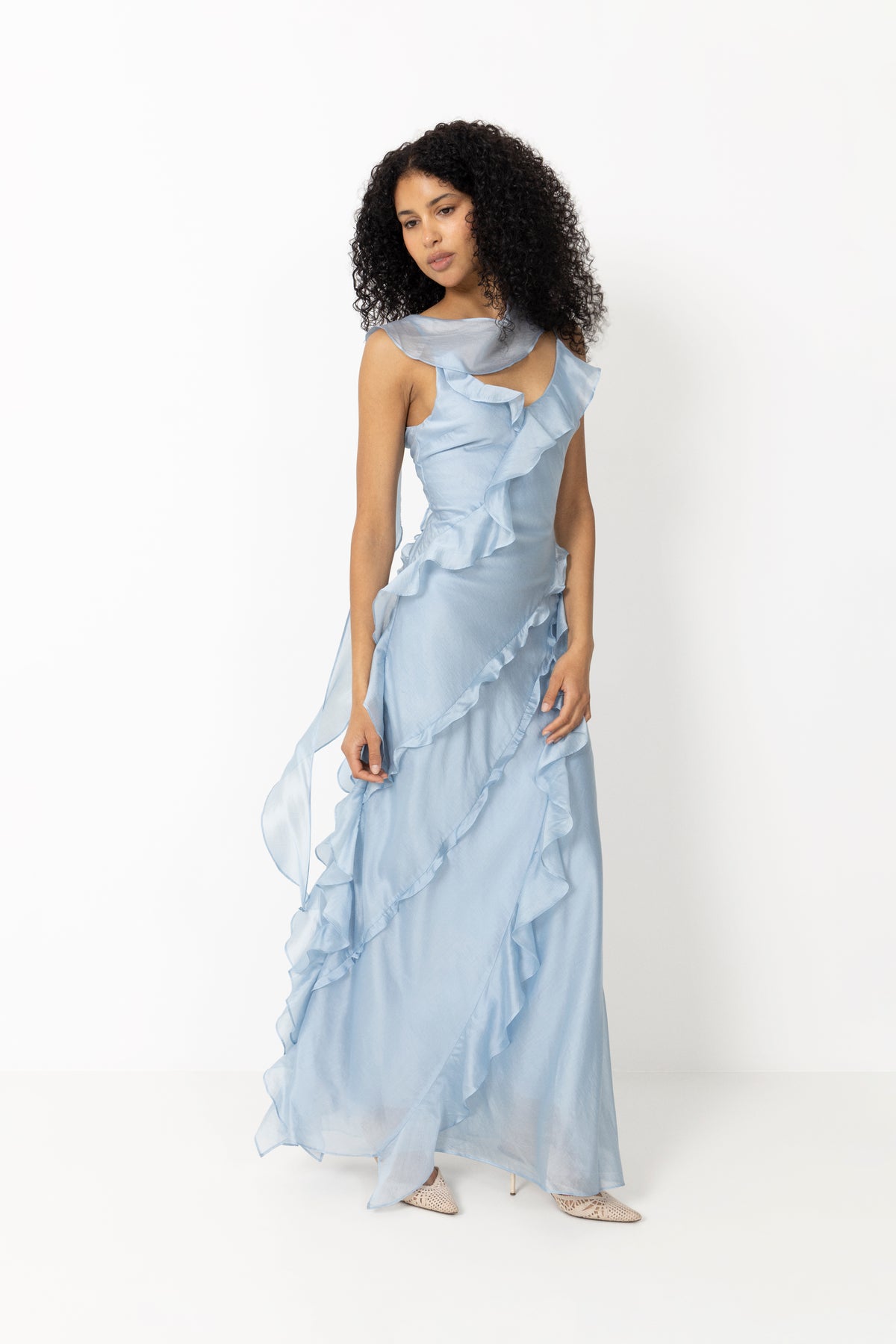 Eurelia Dress - Soft Chambray