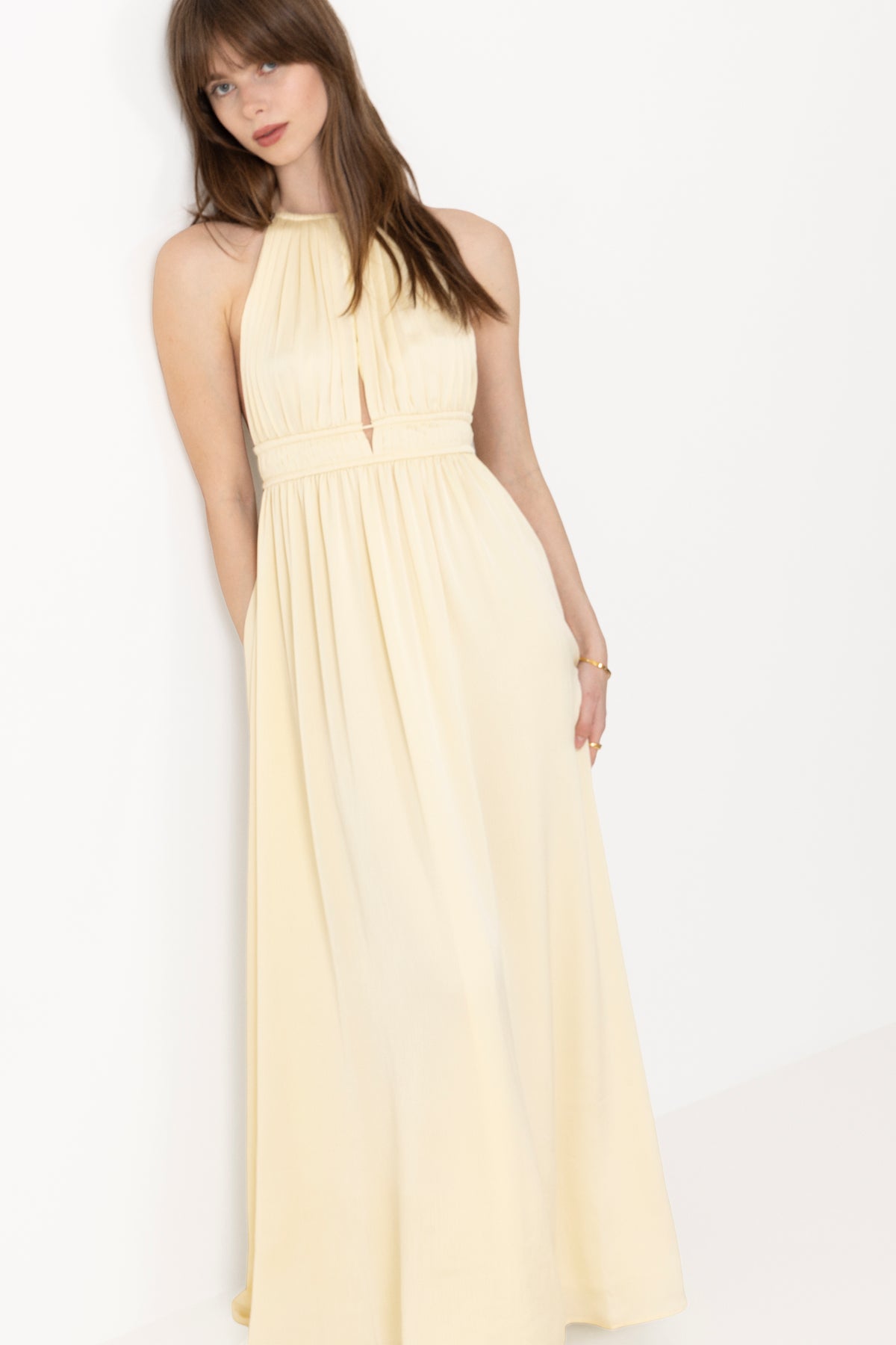 Lillibeth Dress - Pastel Yellow