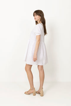Leontine Dress - White