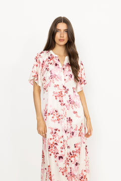 Alajapw Dr - Pink Shadow Flower Print