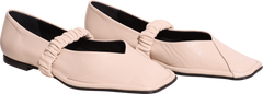 Lautan Leather Ballet Flats - Cream