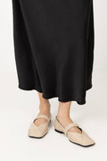 Lautan Leather Ballet Flats - Cream