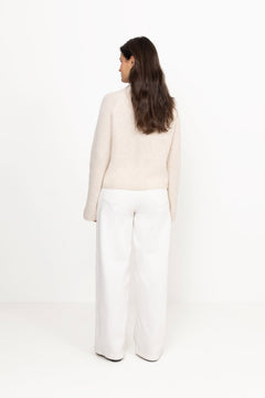 Sia Ras Ls Knit Short Cardigan - Birch