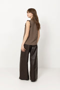 Viva Sl Sun Ruffle Top - Chocolate Chip